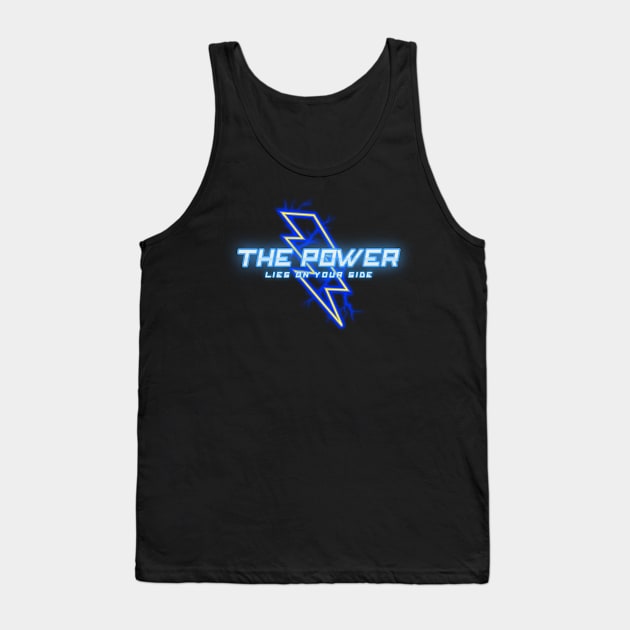 The Blue Ranger Tank Top by PizzaZombieApparel